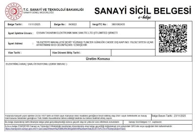 Sanayi Sicil Belgesi